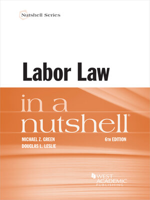 cover image of Labor Law in a Nutshell
